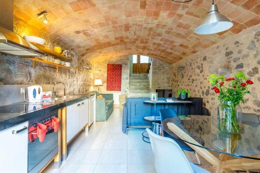 Apartamento Banos Arabes Con Jardin Girona Dış mekan fotoğraf